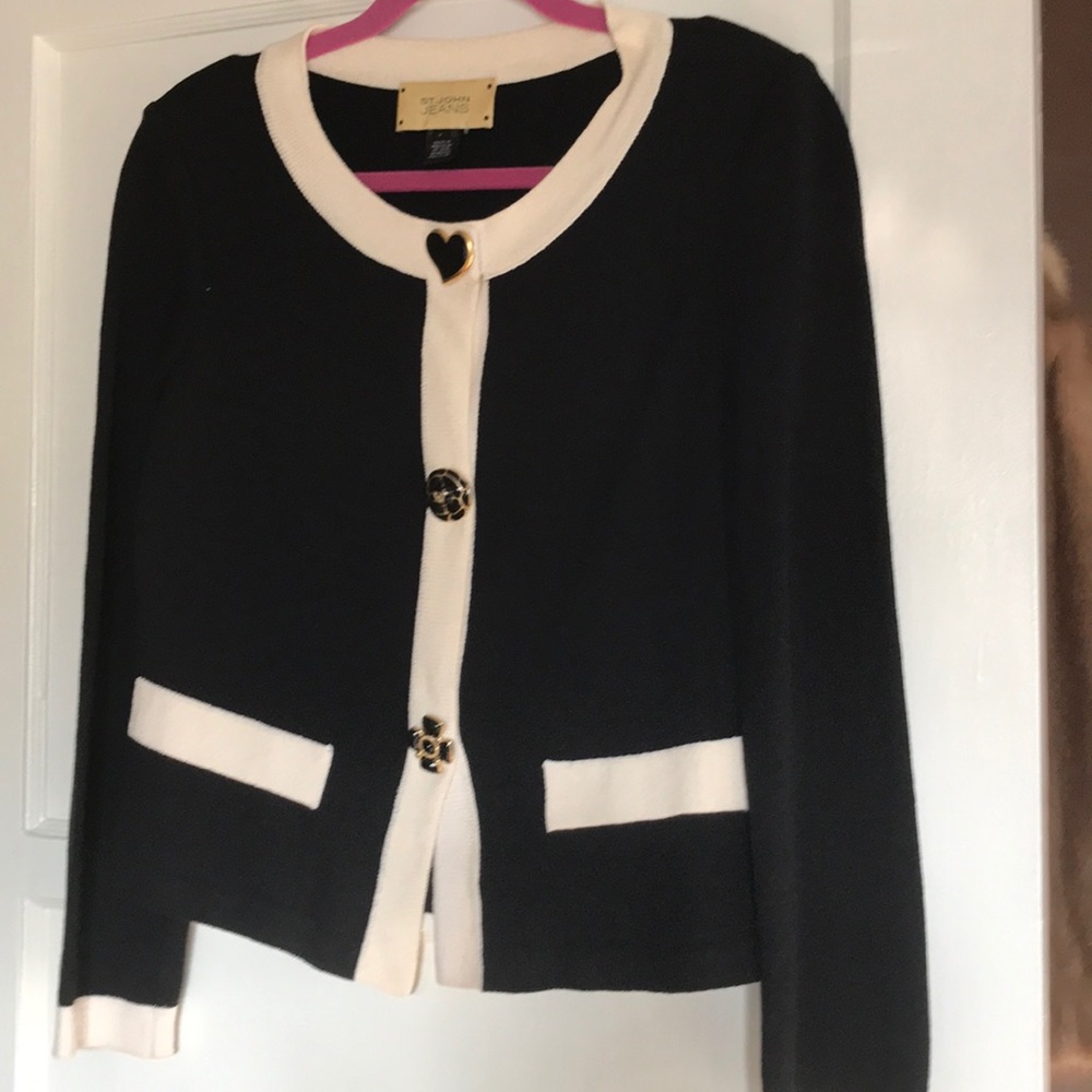 Black and Ivory sweater